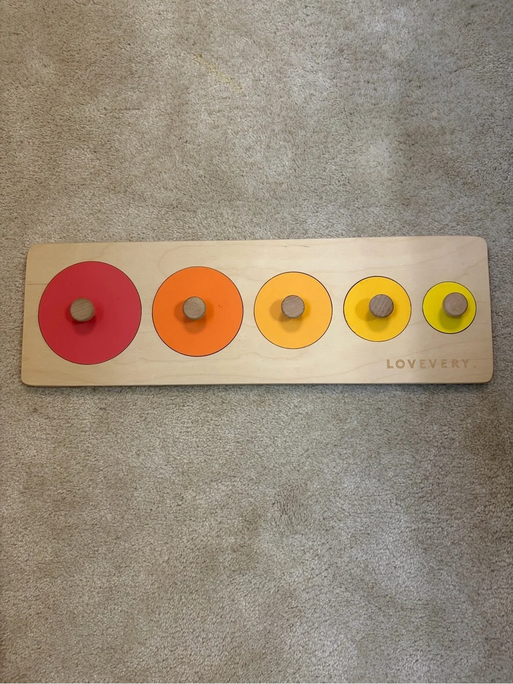 Lovevery Circle of Friends Puzzle – Montessori Wooden Learning Toy
